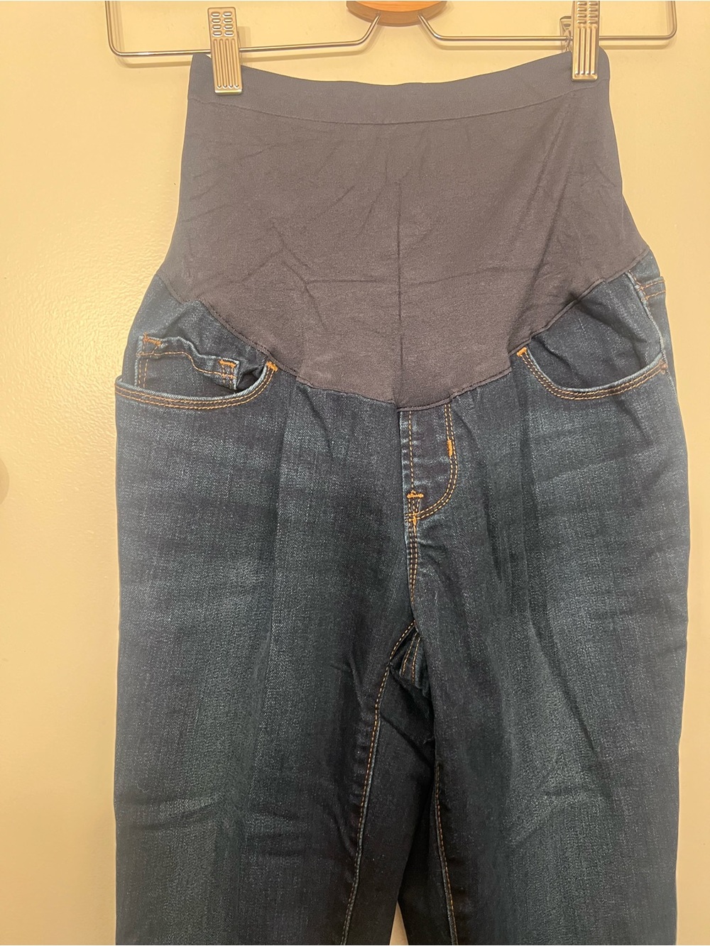 6 long Maternity old navy High-Waist skinny Denim tall Jeans Full Panel